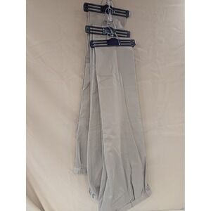Lot of 3 Haggar Mens Classic Fit Work To Weekend Khaki Pants Beige 38x32 Cotton